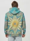 Худи мужской база хлопок / Летнее солнце. Абстракция.