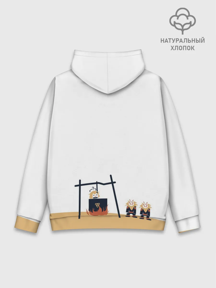 Худи мужской база хлопок / ПАЙМОН И ХИЛИЧУРЛЫ