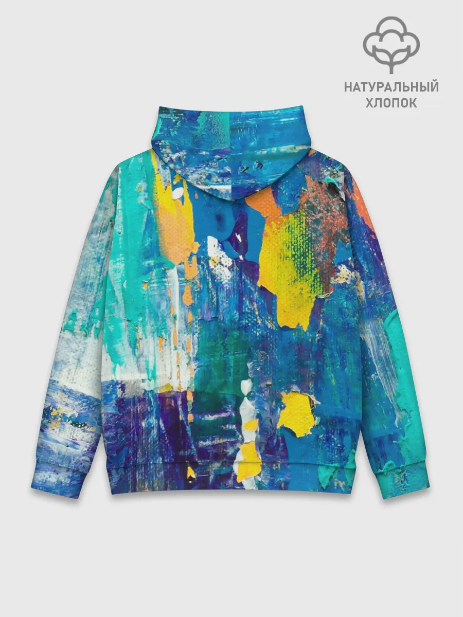 Худи мужской база хлопок / Краской по ткани