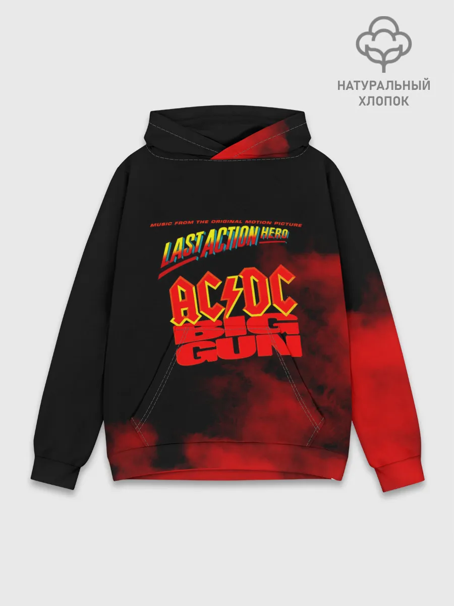 Худи мужской база хлопок / AC/DC - BIG GUN