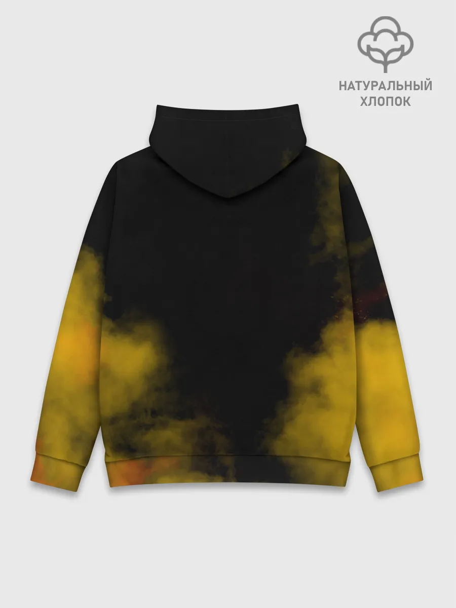 Худи мужской база хлопок / Карикатура Ангус Янг - AC/DC