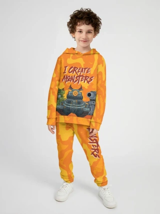 Детский костюм худи+штаны / Gerand Orange