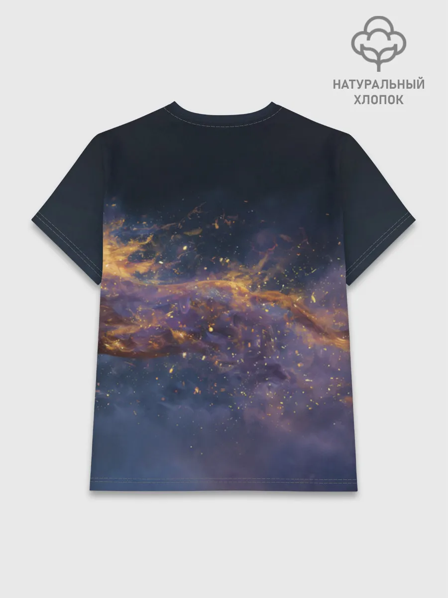 Женская базовая футболка хлопок / SpaceHorse