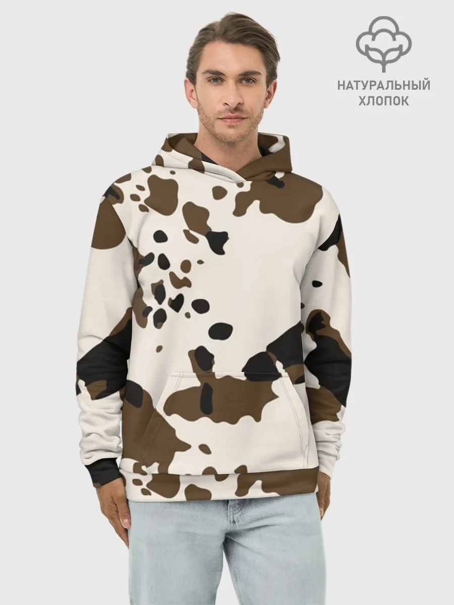 Худи мужской база хлопок / CowPrint
