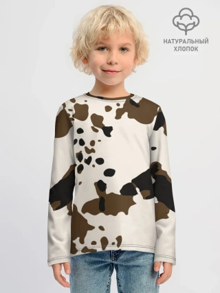 Детский лонгслив хлопок / CowPrint