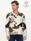 Мужской лонгслив хлопок / CowPrint