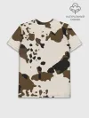Мужская базовая футболка хлопок / CowPrint