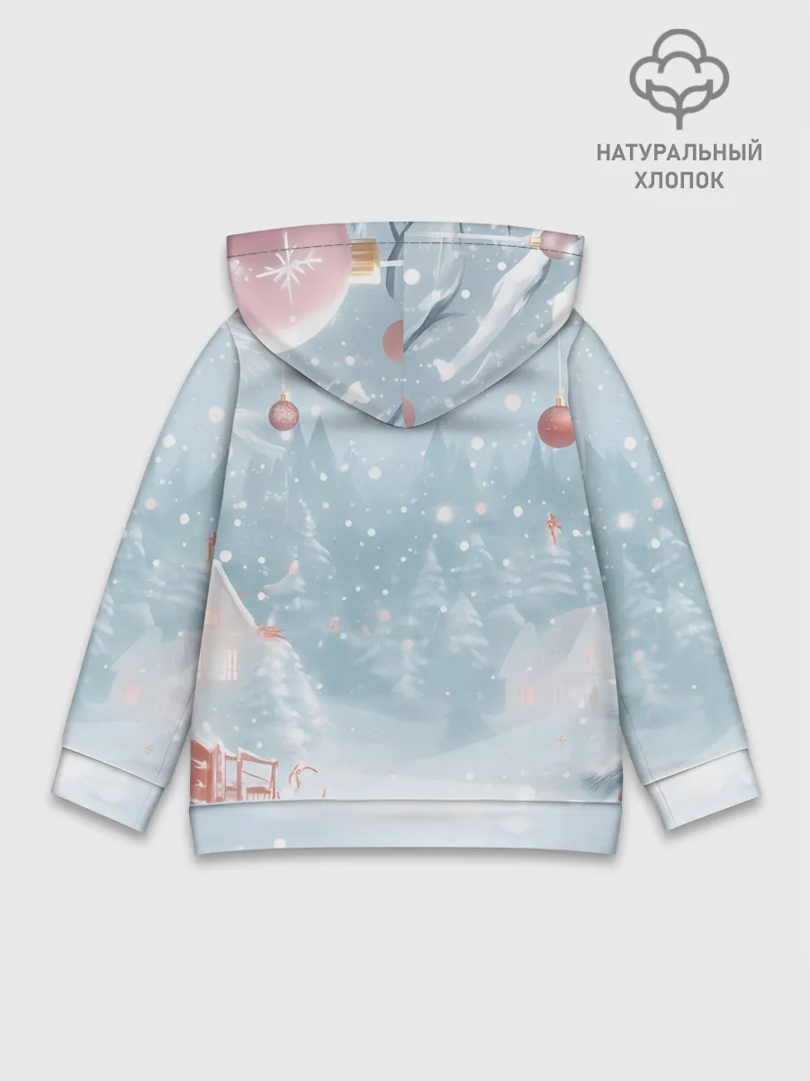 Детское худи хлопок / Пони Новый год