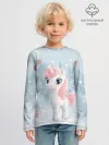 Детский лонгслив хлопок / Пони Новый год