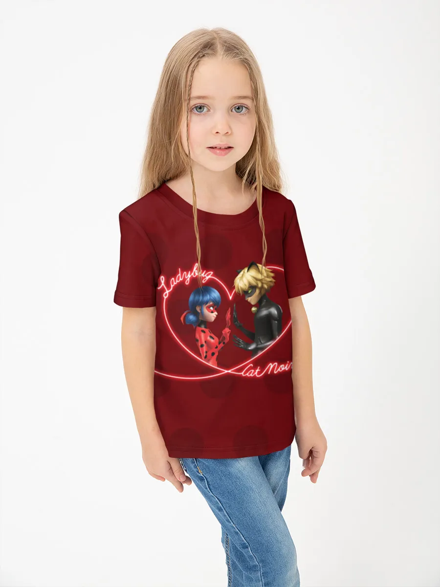 Детская футболка хлопок / Леди Баг Love