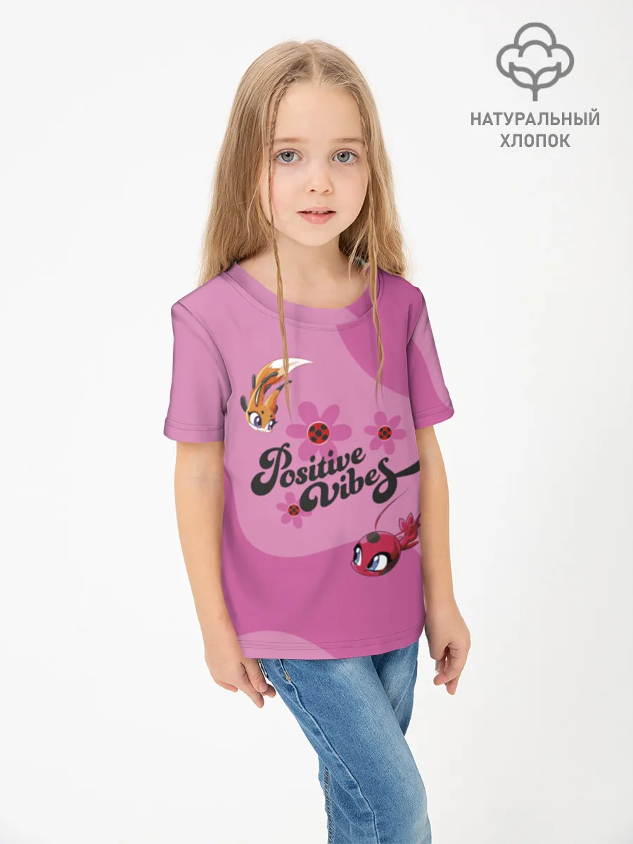 Детская футболка хлопок / Леди Баг Vibe