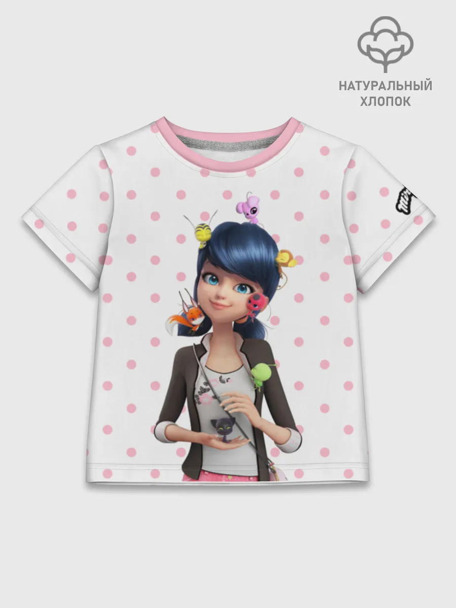 Детская футболка хлопок / Леди Баг White