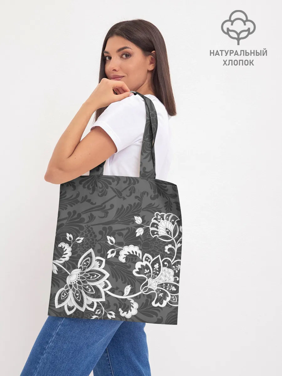 Шоппер база / Кружевной узор
