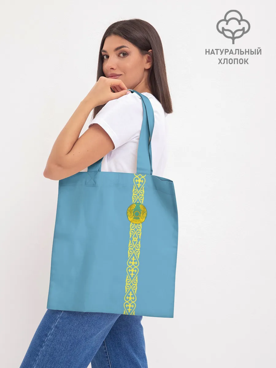 Шоппер база / Казахстан, лента с гербом