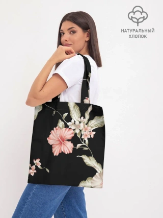 Шоппер база / цветок абстракция