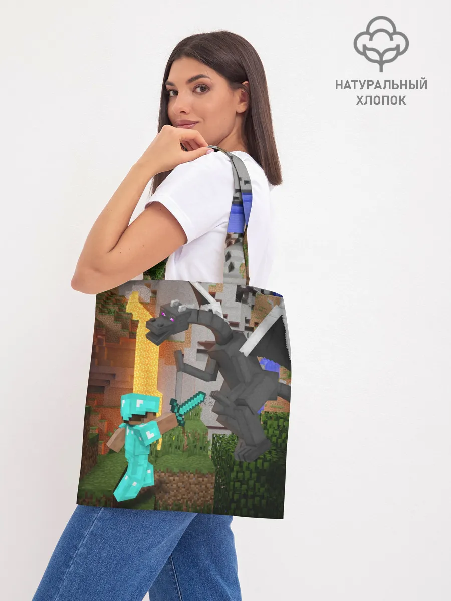 Шоппер база / Стив сражается с Эндердраконом