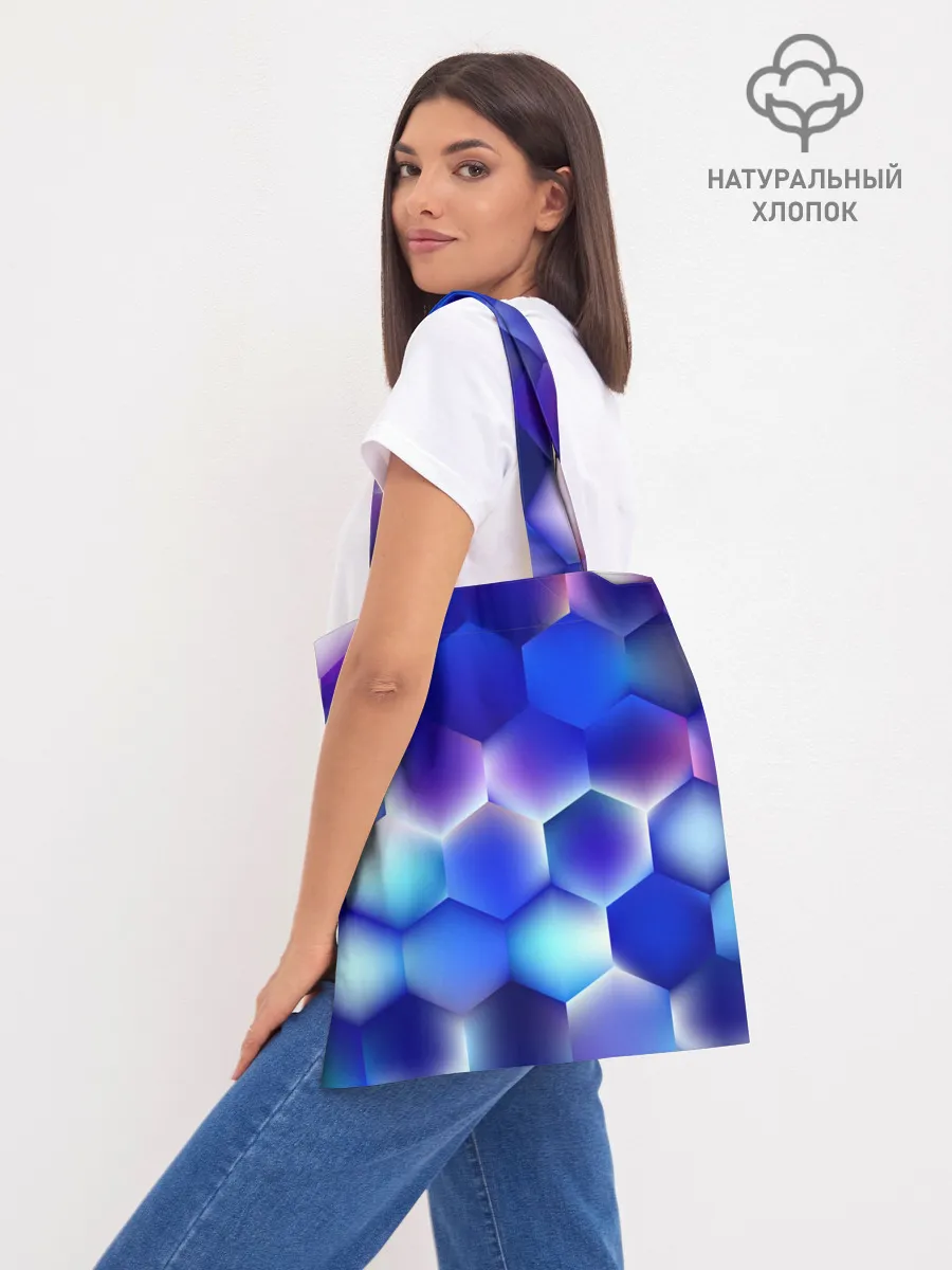 Шоппер база / Синяя чешуя змеи