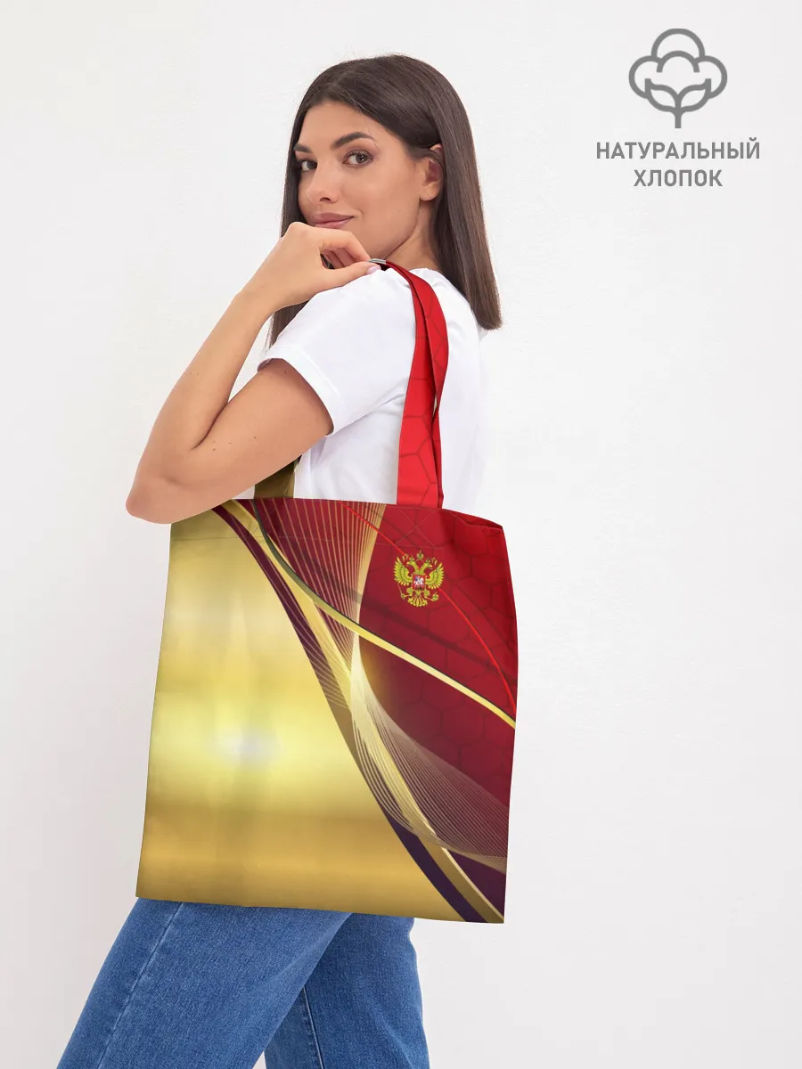 Шоппер база / RUSSIA SPORT: Red and Gold.