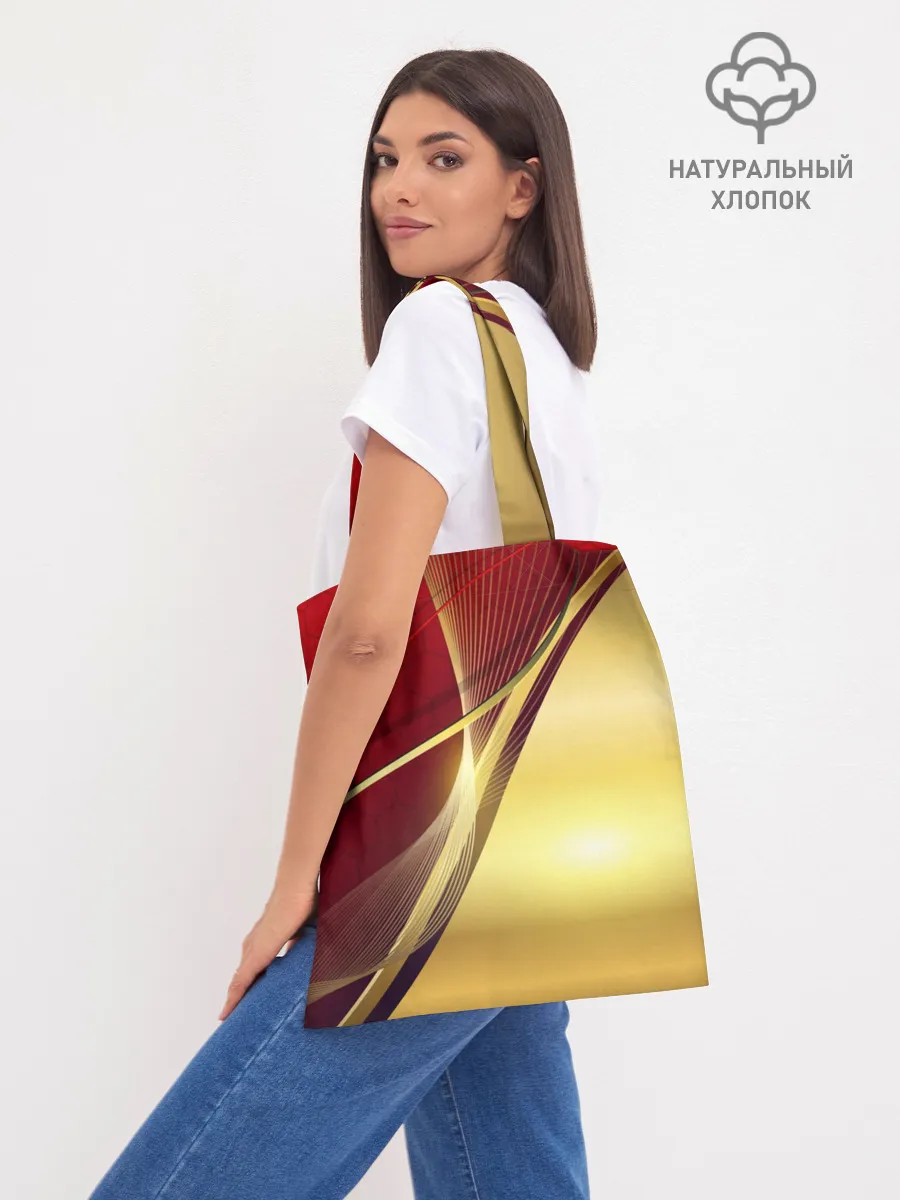 Шоппер база / RUSSIA SPORT: Red and Gold.