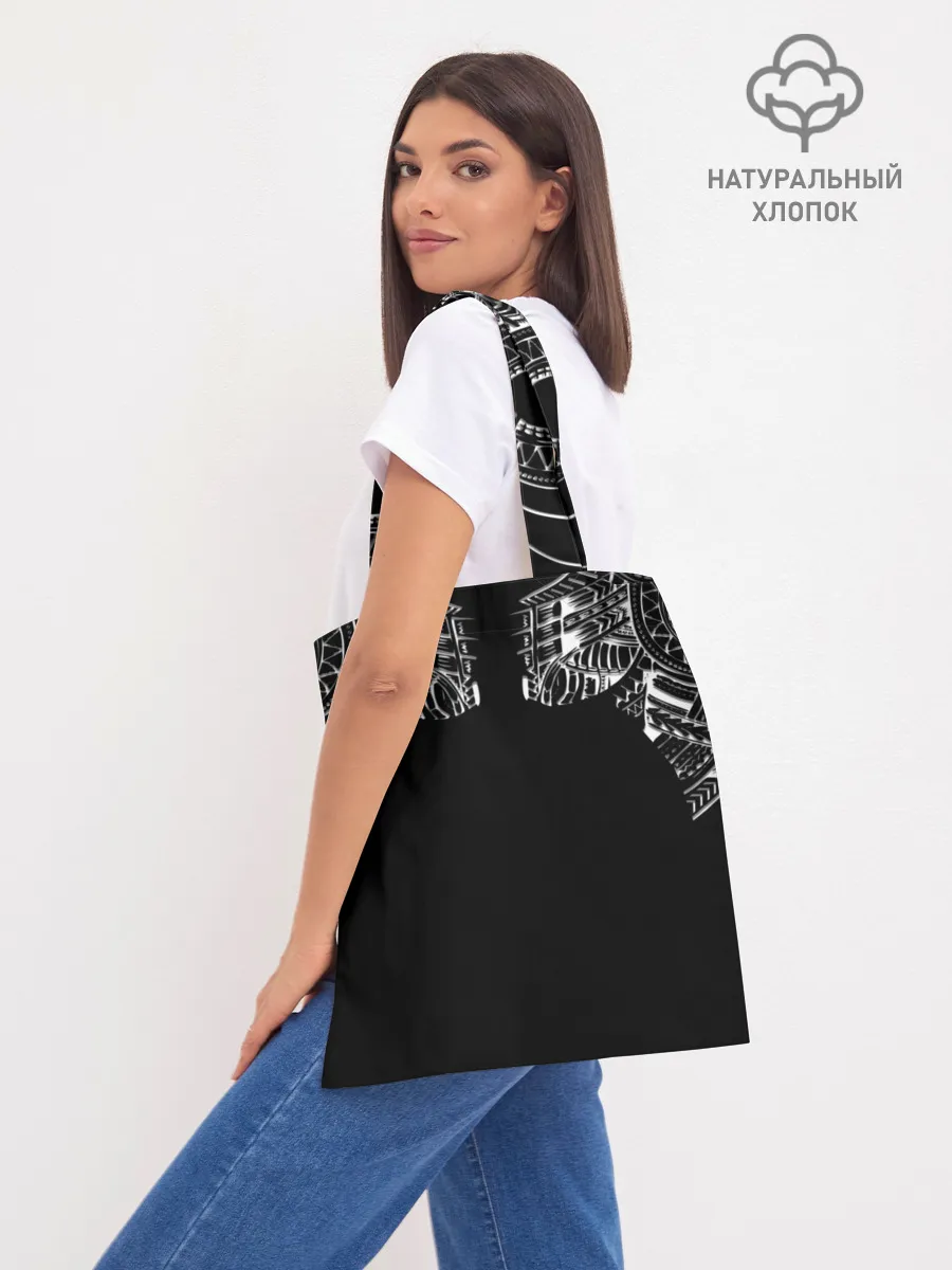 Шоппер база / Узор в стиле маори / полинезия