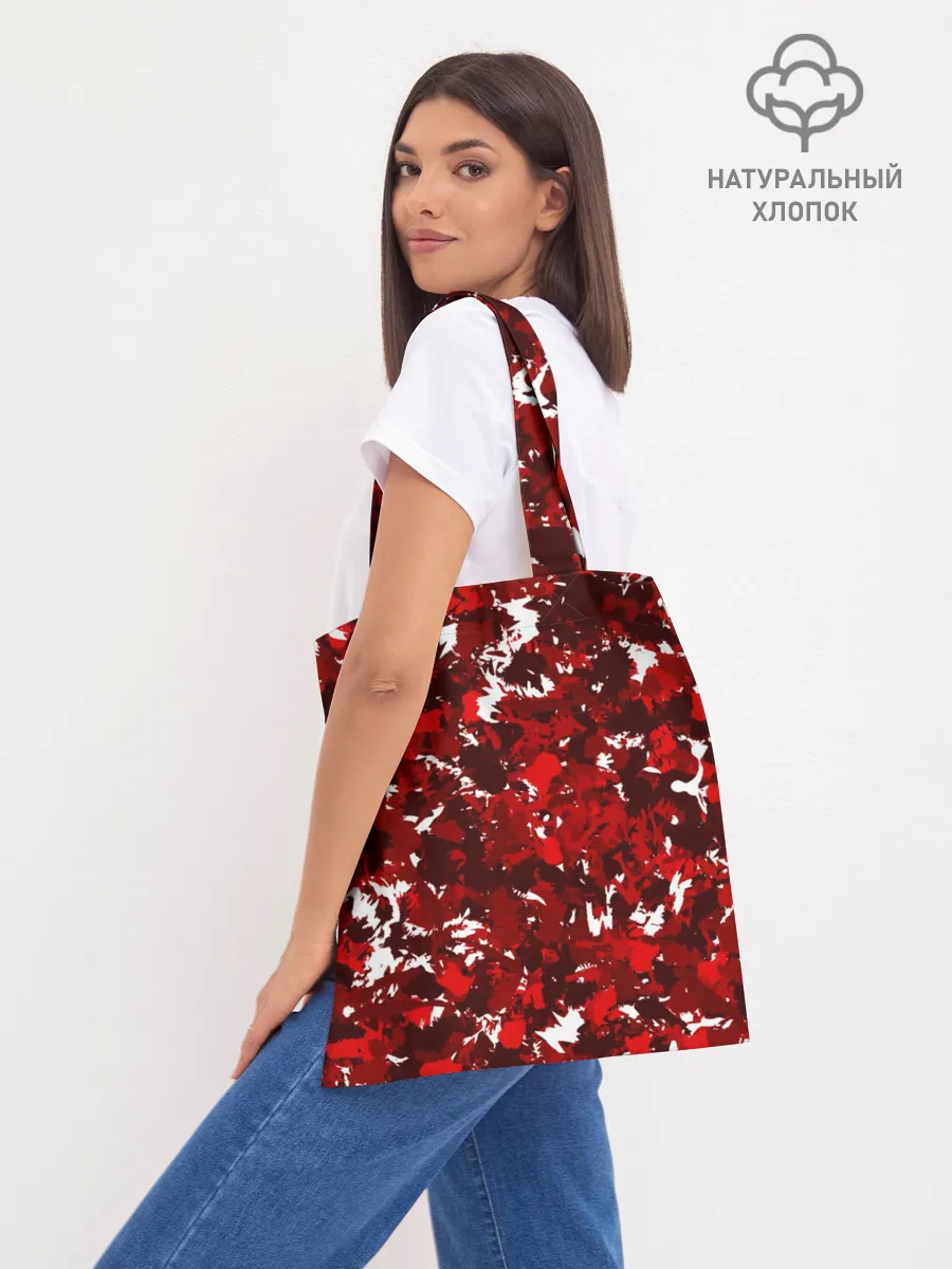 Шоппер база / Краснобелый камуфляж с кабаном