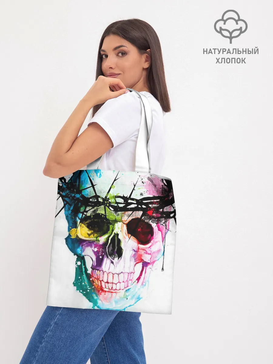Шоппер база / Череп и краска
