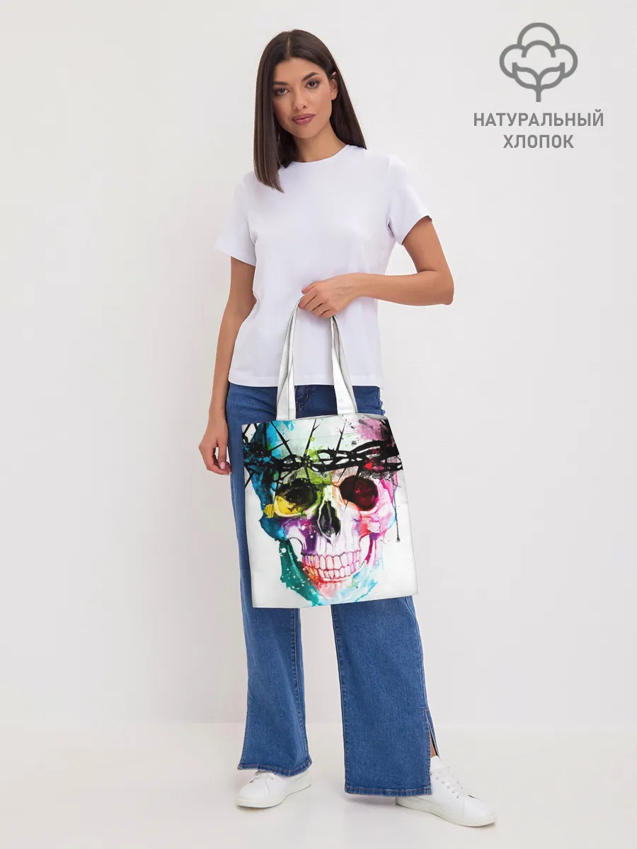 Шоппер база / Череп и краска