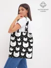 Шоппер база / Love Cats Pattern