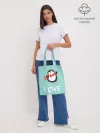 Шоппер база / Пингвин LOVE