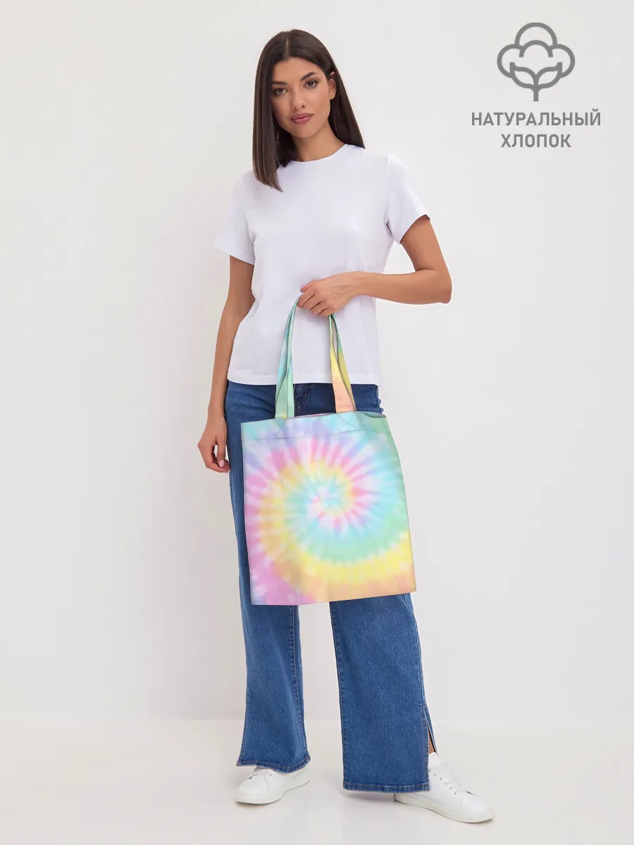 Шоппер база / Pastel Tie Dye