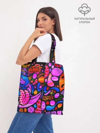 Шоппер база / Неоновое граффити