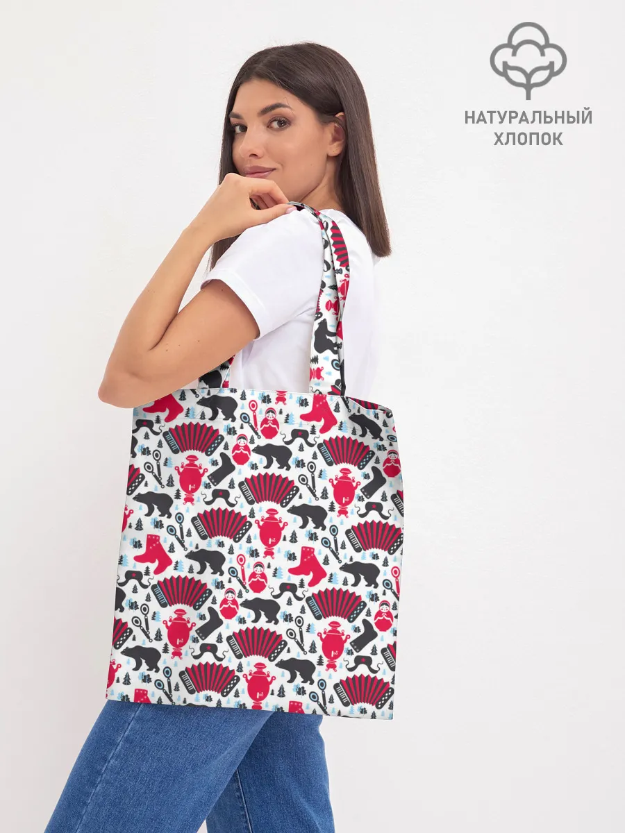 Шоппер база / Русский орнамент
