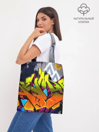 Шоппер база / НЕОНОВОЕ ГРАФФИТИ