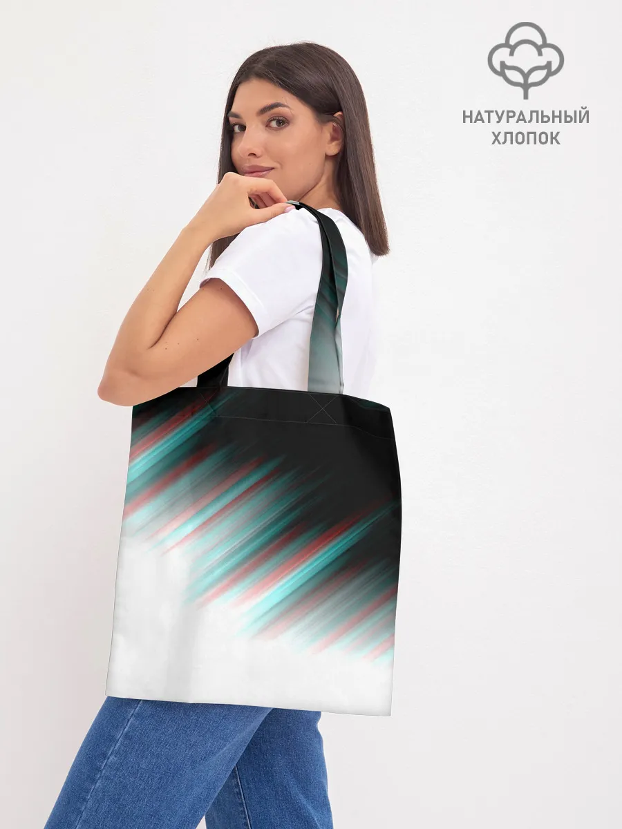 Шоппер база / GLITCH STRIPES