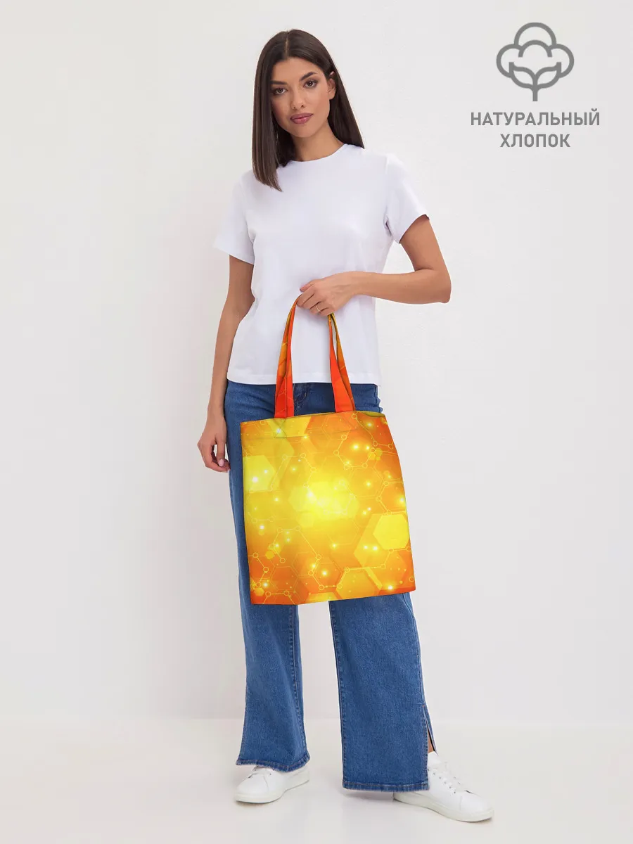 Шоппер база / ОРАНЖЕВЫЕ СОТЫ