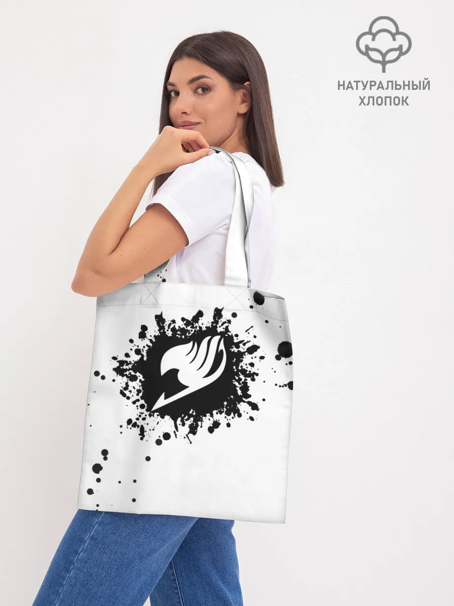 Шоппер база / Белая эмблема Хвоста Феи