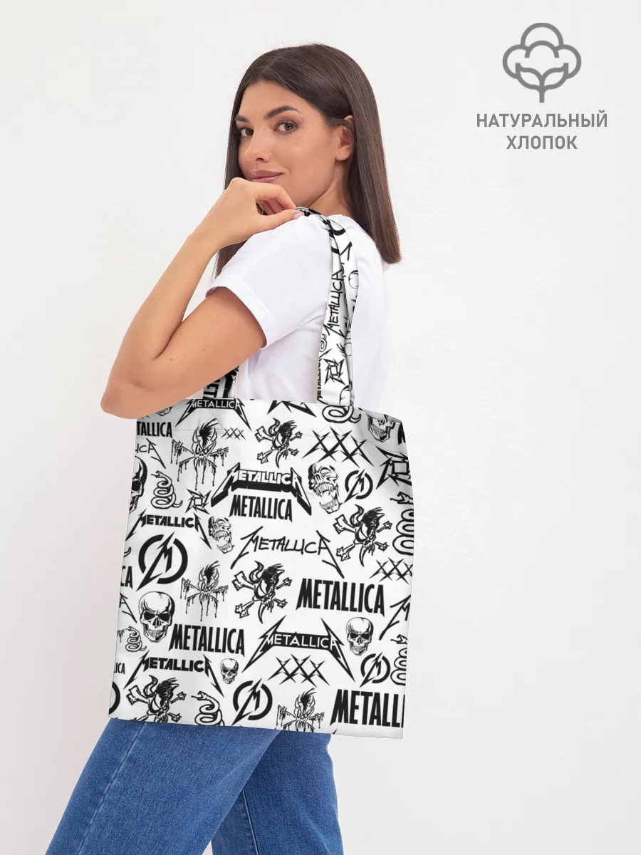 Шоппер база / METALLICA LOGOBOMBING