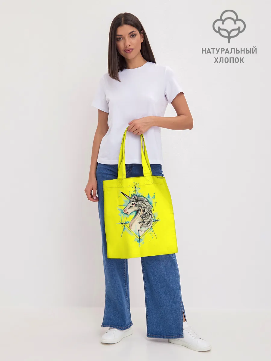 Шоппер база / Единорог Yellow Unicorn