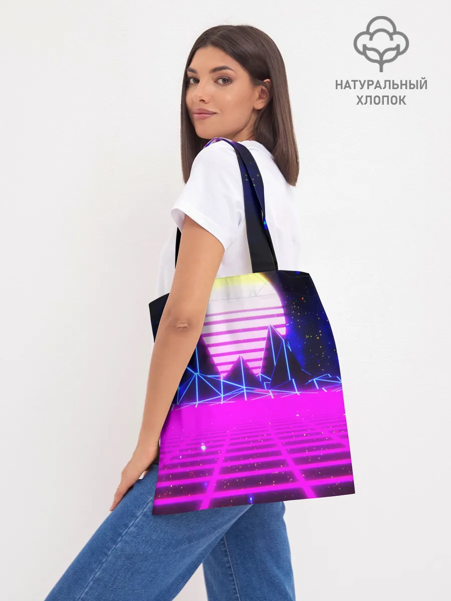 Шоппер база / Ретро Стиль неон