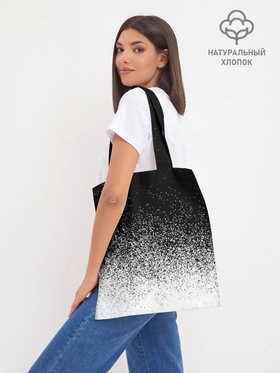 Шоппер база / BLACK AND WHITE ABSTRACTION