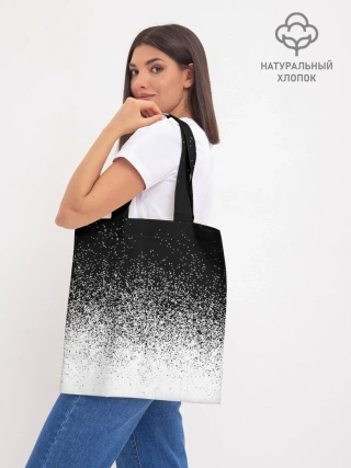 Шоппер база / BLACK AND WHITE ABSTRACTION