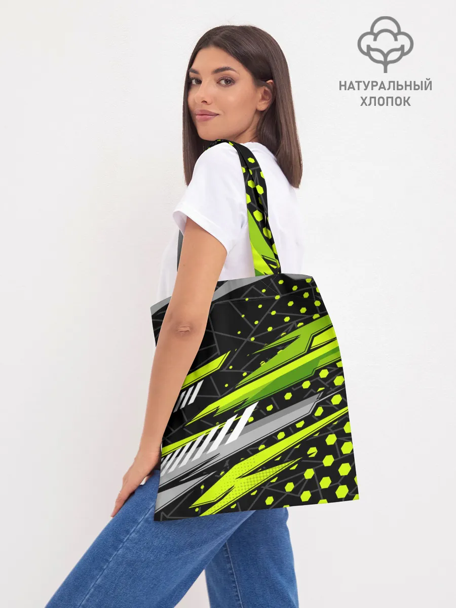 Шоппер база / Black and Green