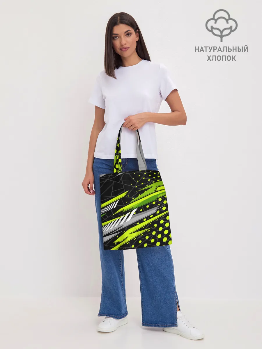 Шоппер база / Black and Green