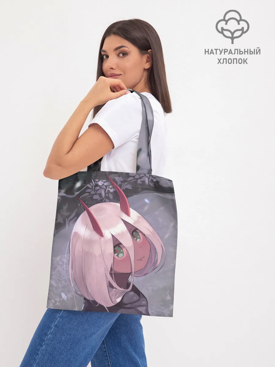 Шоппер база / Ноль два арт серый