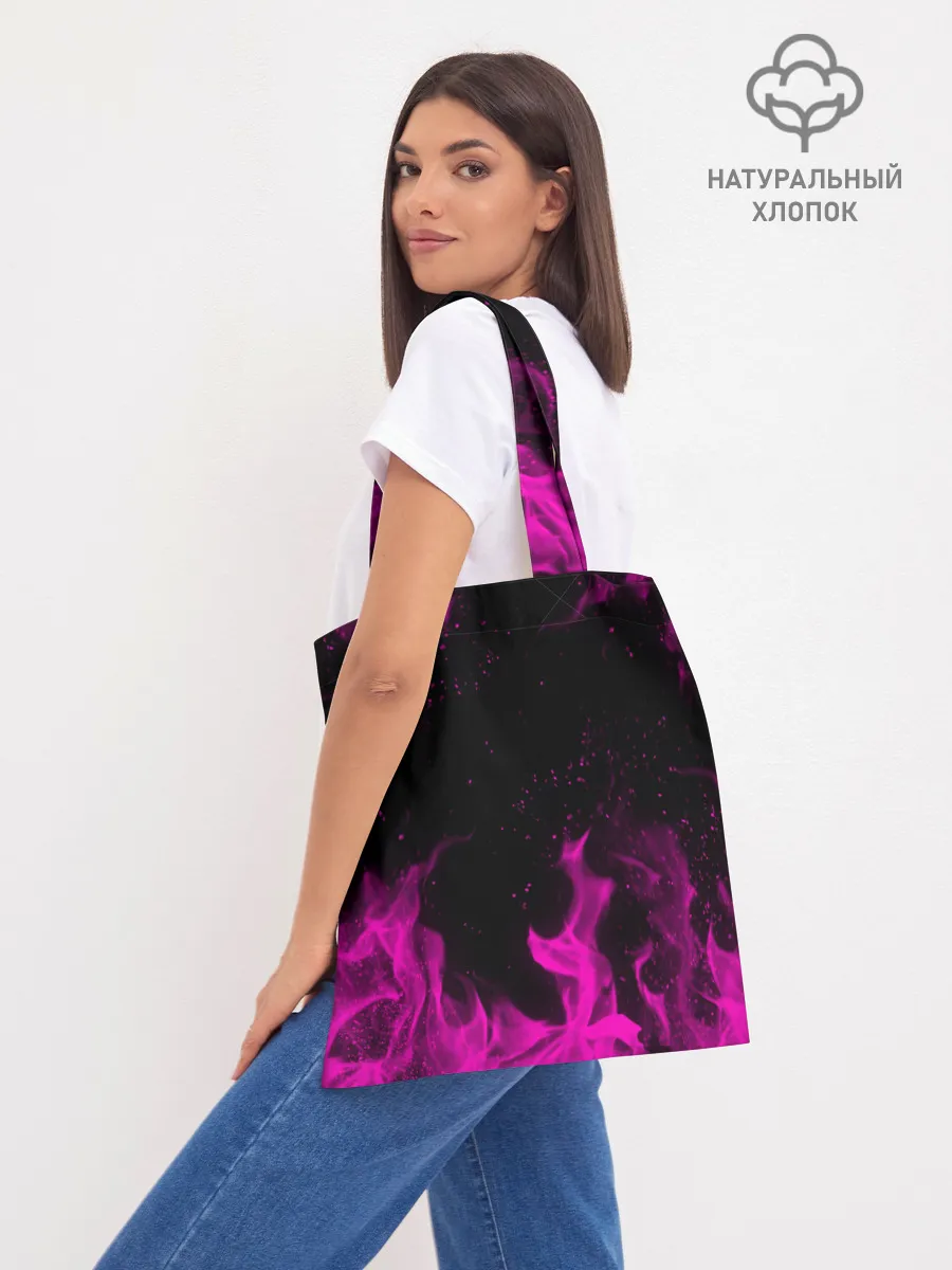 Шоппер база / KILLER QUEEN розовое пламя