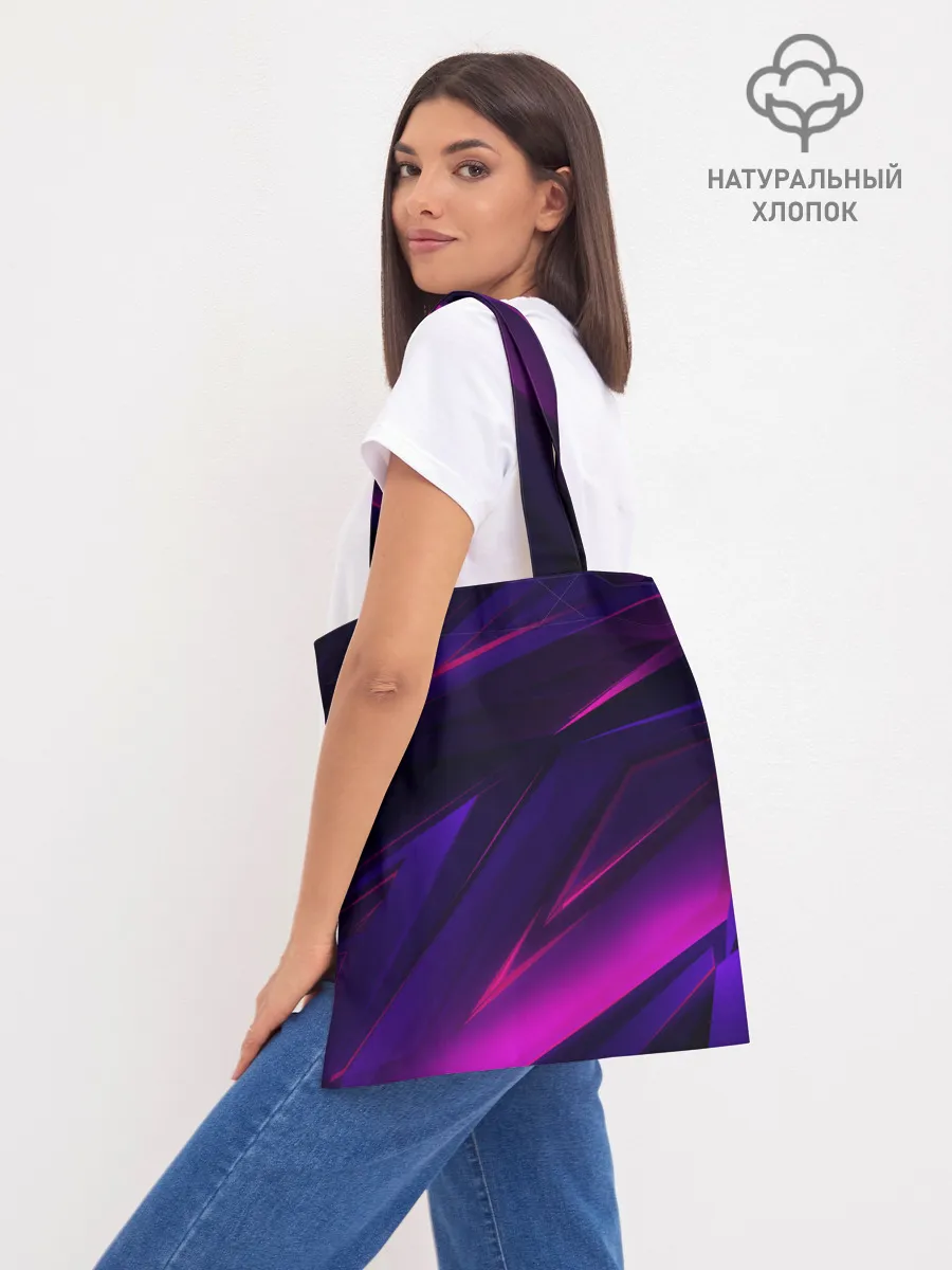 Шоппер база / GEOMETRY STRIPES NEON