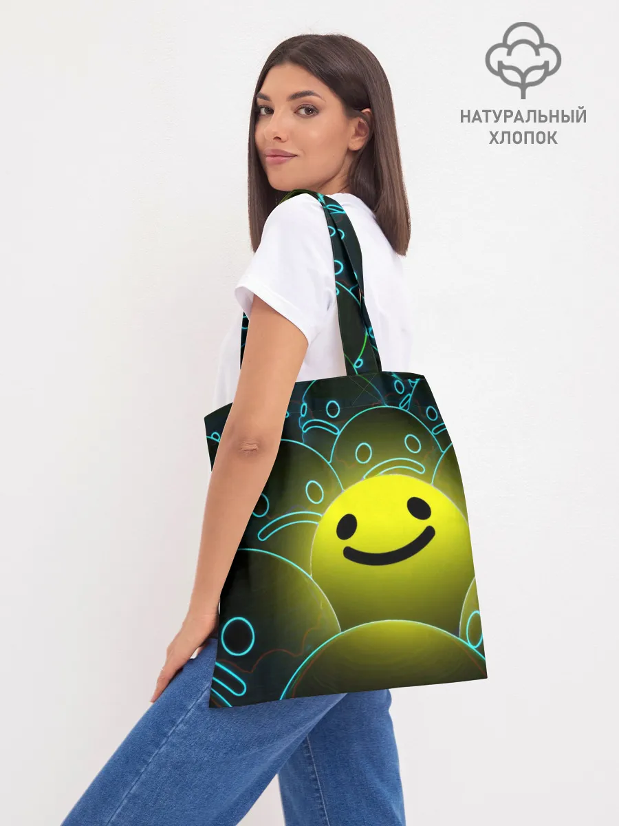 Шоппер база / НЕОНОВЫЕ СМАЙЛЫ