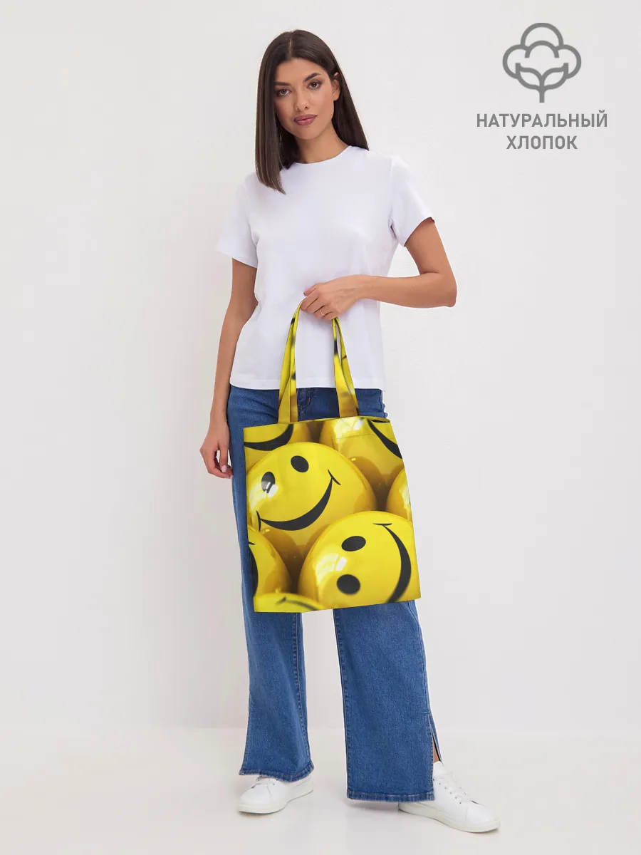 Шоппер база / YELLOW SMILE