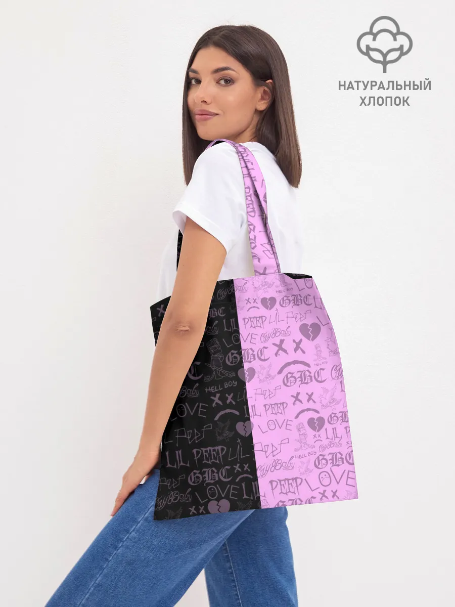 Шоппер база / LIL PEEP HELL BOY