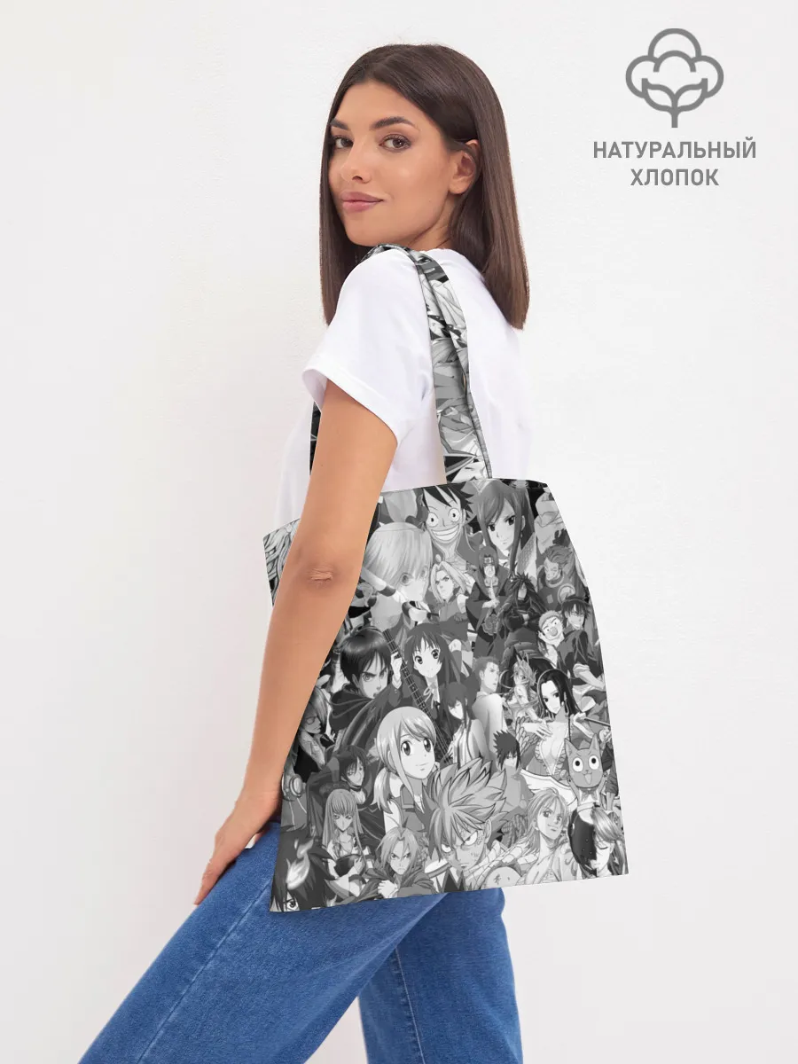 Шоппер база / МНОГО ЧЕРНО-БЕЛЫХ АНИМЕ ДЕВОЧЕК